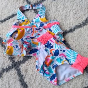 Cute 2 piece baby tankini